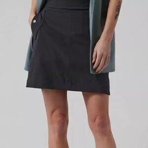 ATHLETA Womens Vienna Cargo Skort Black Size 4